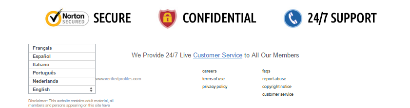 VerifiedProfiles.com several languages