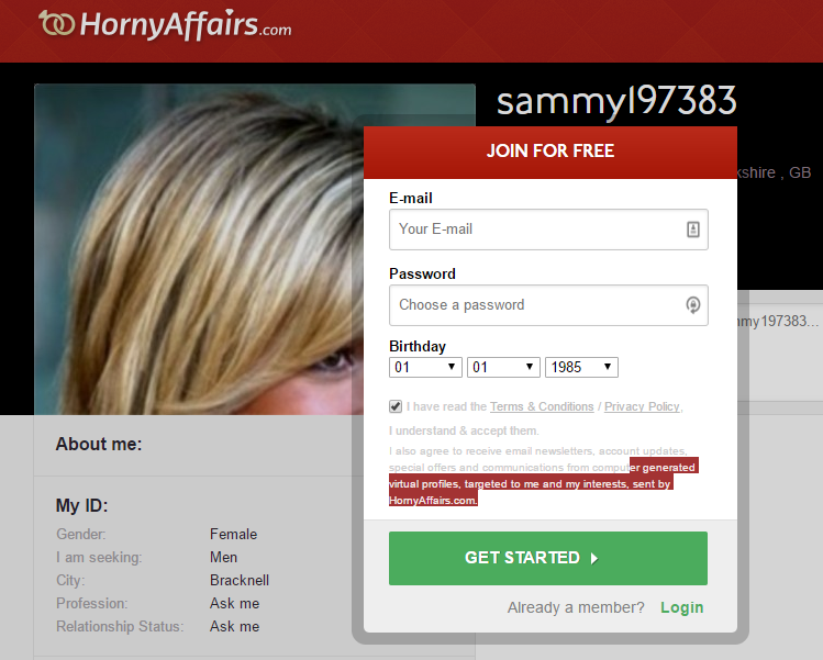 HornyAffairs.com-computer-generated profiles