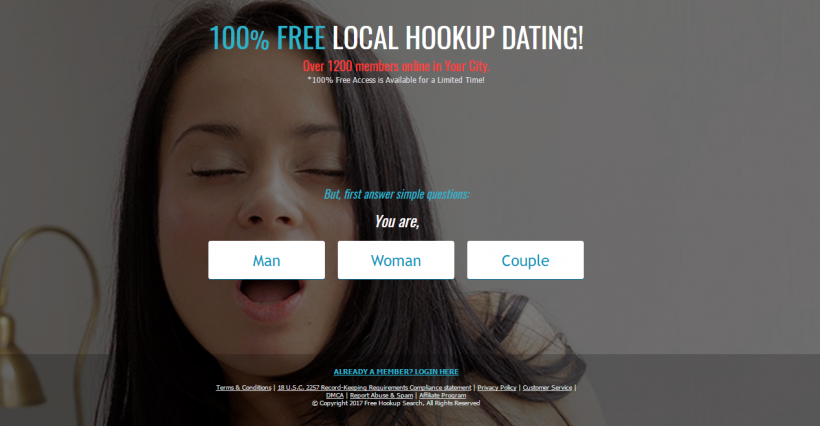 FreeHookupSearch.com screencap