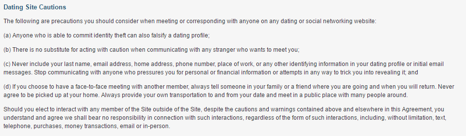 Fuck Now dating site caution