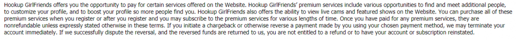 Hookup Girfriends premium services