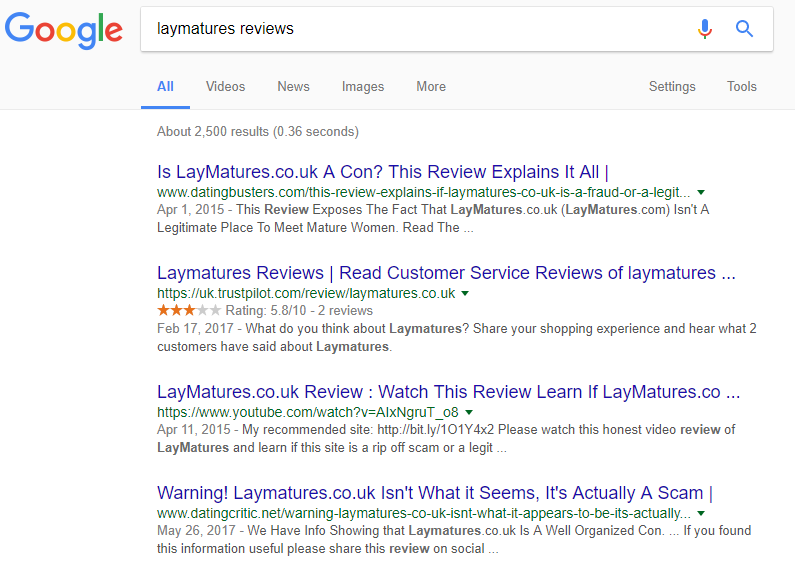 Lay Matures reviews