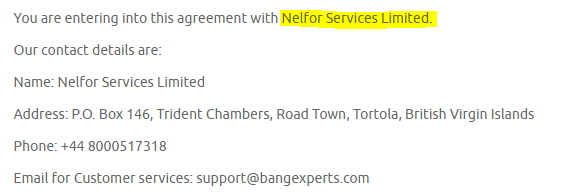 Bang Experts Nelfort services