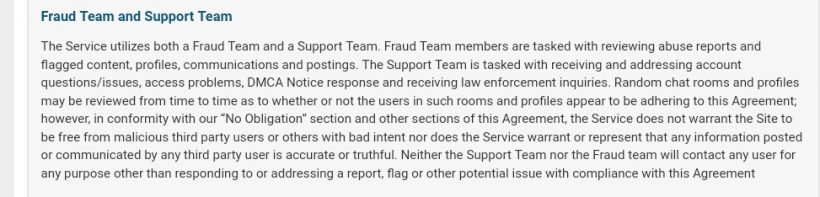 snap candy Support and fraud teams