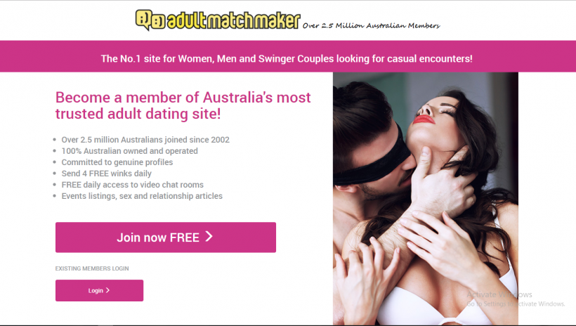 AdultMatchMaker.co.au screencap