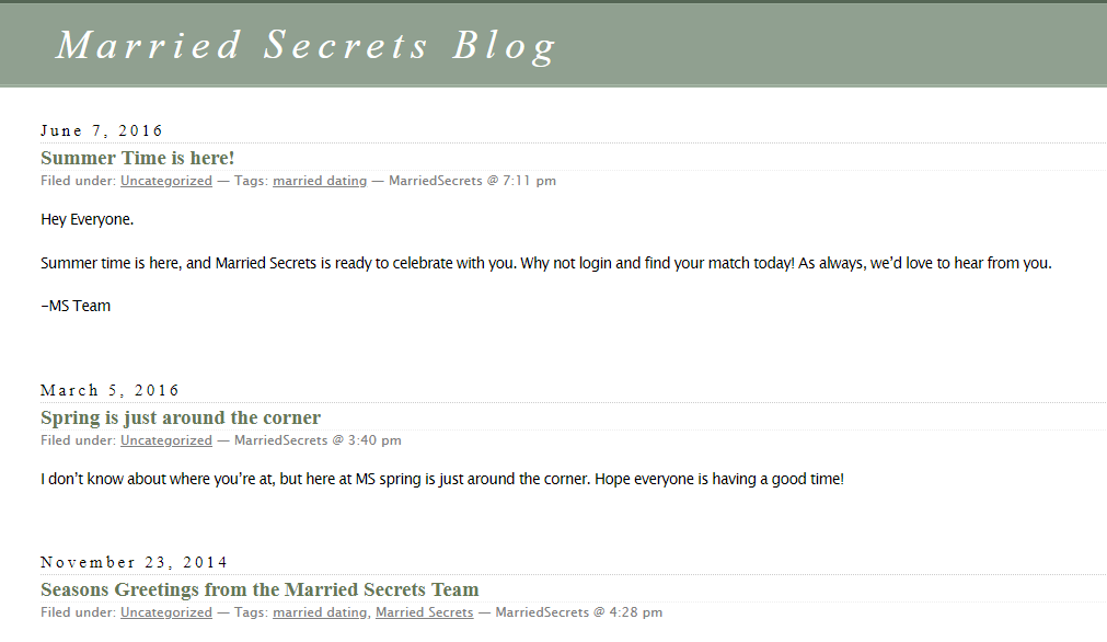 married secrets blog