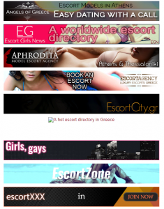 Escort Girls News List of Agencies