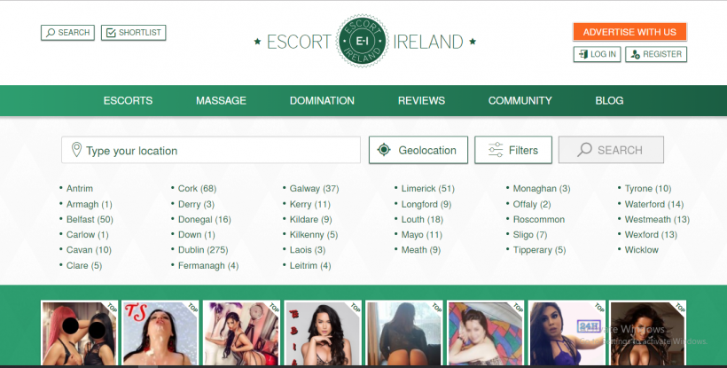 Escort-Ireland screenshot