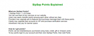 SipSap.com review points explained