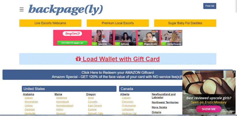 Backpage.ly Review screenshot