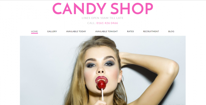 Candy Shop Escorts review screenshot