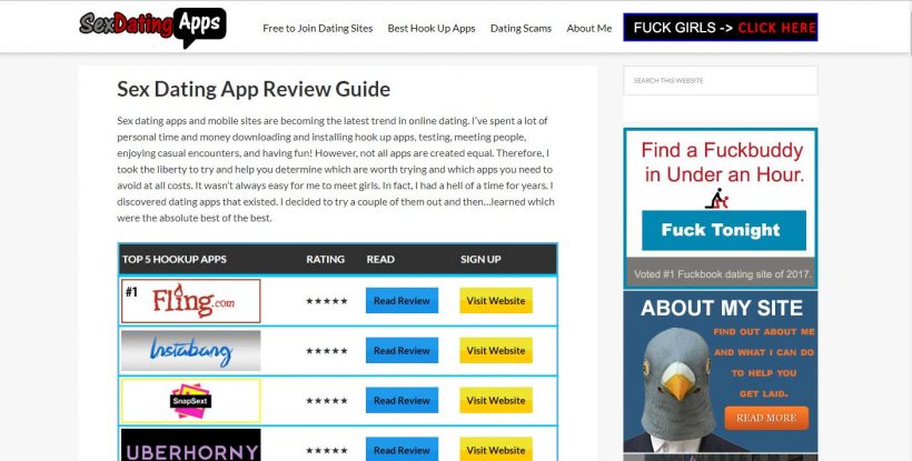 SexDatingApps Review home page