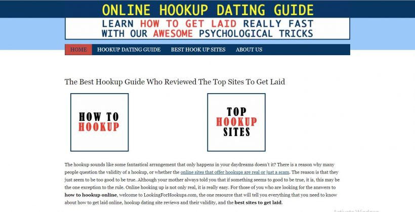 LookingforHookups Review home page