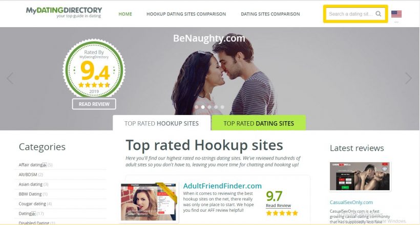 MyDatingDirectory Reviews home page